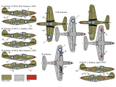 P-39 D-F-K Airacobra 