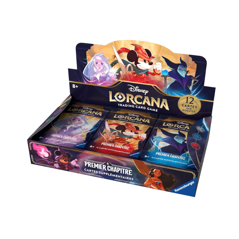 Disney Lorcana Chapitre 1 VF : display 24 boosters sortie 15 novembre 2024