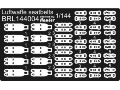 Luftwaffe seat belts 