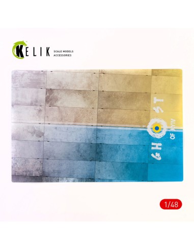 Concrete plates Ghost of Kyiv Base - Acrylic 3 mm (410 x 270 mm) (410 g) 