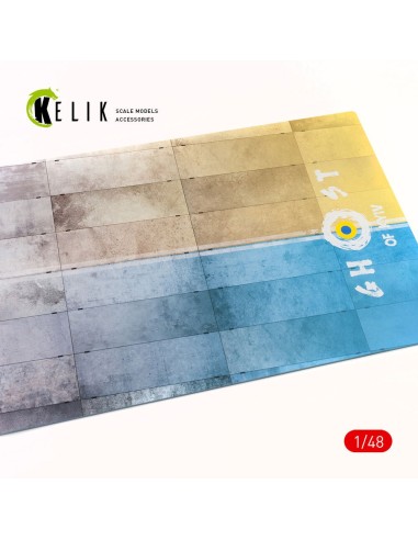 Concrete plates Ghost of Kyiv Base - Acrylic 3 mm (410 x 270 mm) (410 g) 
