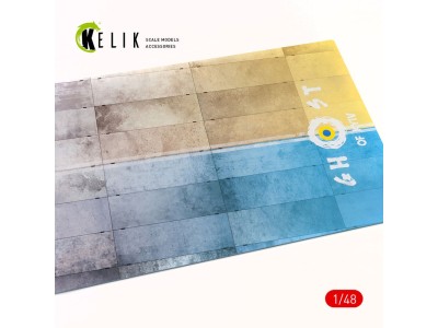 Concrete plates Ghost of Kyiv Base - Acrylic 3 mm (410 x 270 mm) (410 g) 