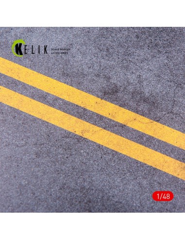 Asphalt Road for drones or any - Acrylic 3 mm (240 x 240 mm) (410 g) 