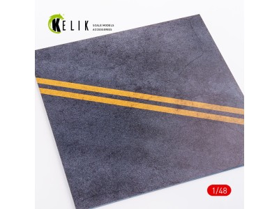 Asphalt Road for drones or any - Acrylic 3 mm (240 x 240 mm) (410 g) 