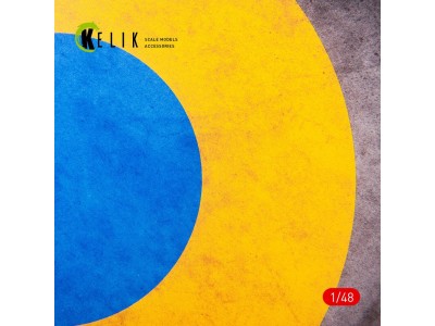 Ukraine Roundel Glory to Defenders - Acrylic 3 mm (240 x 240 mm) (190g) (1/72 - 1/48) 