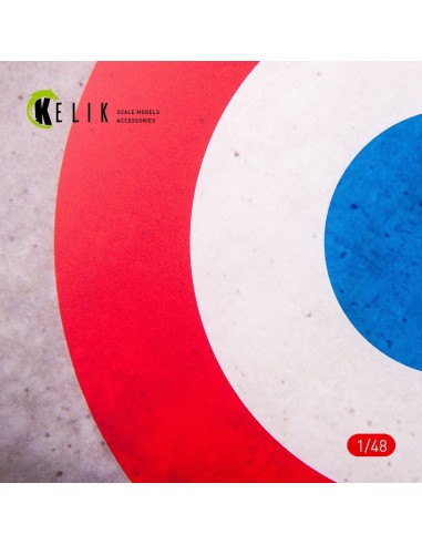 France Roundel - Acrylic 3 mm (240 x 240 mm) (190g) (1/72 - 1/48) 