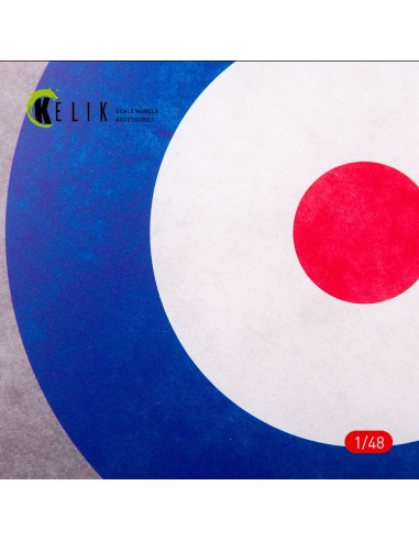 United Kingdom Roundel - Acrylic 3 mm (240 x 240 mm) (190g) (1/72 - 1/48) 