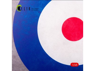 United Kingdom Roundel - Acrylic 3 mm (240 x 240 mm) (190g) (1/72 - 1/48) 
