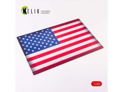 USA Flag - Acrylic 3 mm (410 x 270 mm) (410 g) 