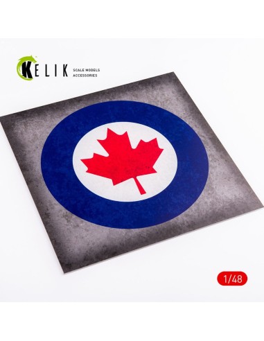 Canada Roundel - Acrylic 3 mm (240 x 240 mm) (190g) (1/72 - 1/48) 