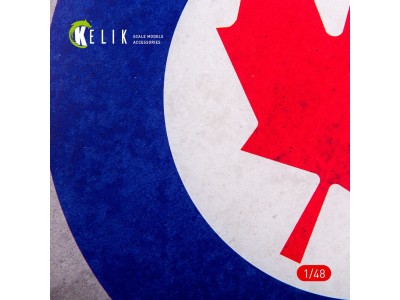 Canada Roundel - Acrylic 3 mm (240 x 240 mm) (190g) (1/72 - 1/48) 