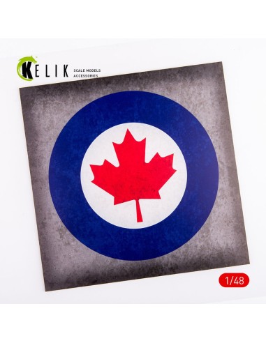 Canada Roundel - Acrylic 3 mm (240 x 240 mm) (190g) (1/72 - 1/48) 