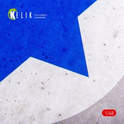 Israel Roundel - Acrylic 3 mm (240 x 240 mm) (190g) (1/72 - 1/48)  2