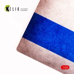 Israel Flag - Base - Acrylic 3 mm (410 x 270 mm) (410 g) (1/72 - 1/32)  2
