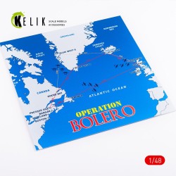 Operation Bolero WWII era - Acrylic 3 mm (240 x 240 mm) (190g) (1/72 - 1/48) 