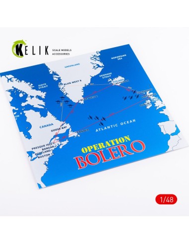 Operation Bolero WWII era - Acrylic 3 mm (240 x 240 mm) (190g) (1/72 - 1/48) 