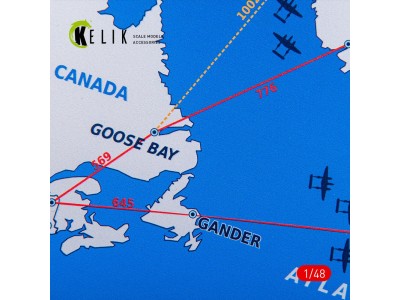 Operation Bolero WWII era - Acrylic 3 mm (240 x 240 mm) (190g) (1/72 - 1/48) 