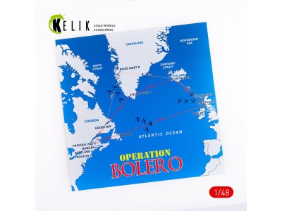 Operation Bolero WWII era - Acrylic 3 mm (240 x 240 mm) (190g) (1/72 - 1/48) 