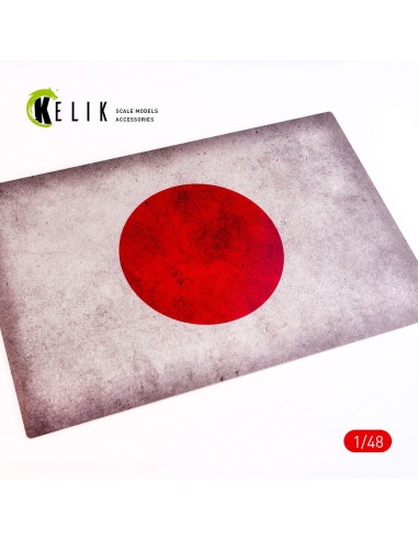 Japan Flag - Base - Acrylic 3 mm (410 x 270 mm) (410 g) (1/72 - 1/32) 