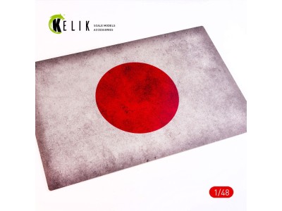 Japan Flag - Base - Acrylic 3 mm (410 x 270 mm) (410 g) (1/72 - 1/32) 