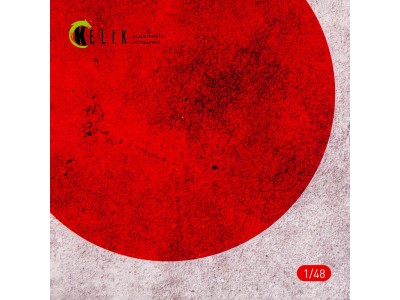Japan Flag - Base - Acrylic 3 mm (410 x 270 mm) (410 g) (1/72 - 1/32) 