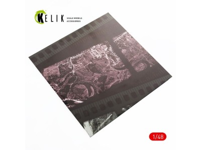 Photoreconnaisance Plane Stand - Base - Acrylic 3 mm (240 x 240 mm) (190g) (Universal scale) 