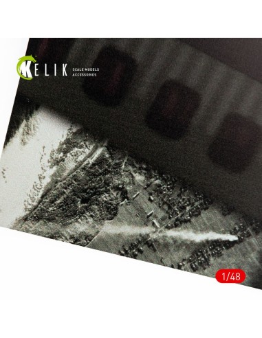 Photoreconnaisance Plane Stand - Base - Acrylic 3 mm (240 x 240 mm) (190g) (Universal scale) 