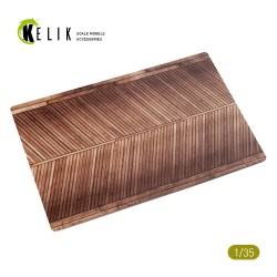 Wooden Bridge (Ostland Bridge 1943) - Base - Acrylic 3 mm (280 x 180 mm) (170 g) 