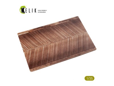 Wooden Bridge (Ostland Bridge 1943) - Base - Acrylic 3 mm (280 x 180 mm) (170 g) 