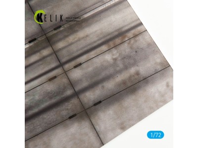 Concrete plates type 1 Base - Acrylic 3 mm (280 x 180 mm) (170 g) 