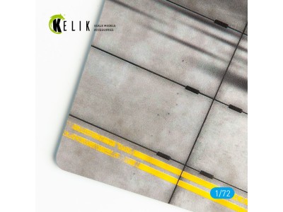 Concrete plates type 2 Base - Acrylic 3 mm (280 x 180 mm) (170 g) 