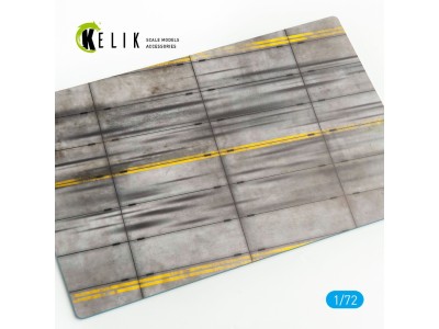 Concrete plates type 2 Base - Acrylic 3 mm (280 x 180 mm) (170 g) 