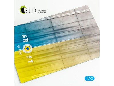 Concrete plates Ghost of Kyiv Base - Acrylic 3 mm (280 x 180 mm) (170 g) 