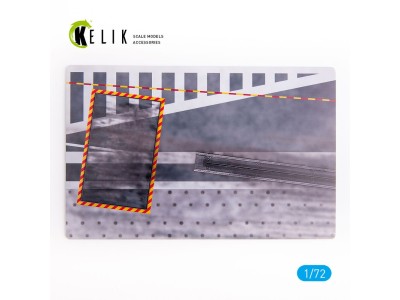 Charles de Gaulle Deck - Base - Acrylic 3 mm (280 x 180 mm) (170 g) 