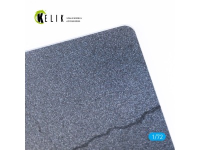 Asphalt road - Base - Acrylic 3 mm (180 x 214 mm) (130 g) 
