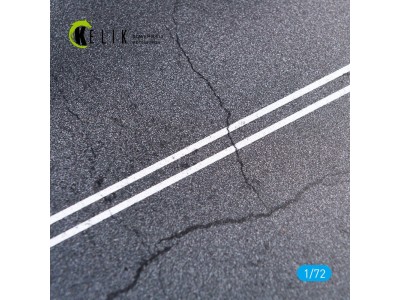 Asphalt road - Base - Acrylic 3 mm (180 x 214 mm) (130 g) 