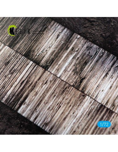 WW1 Wooden Runway (France) - Base - Acrylic 3 mm (180 x 214 mm) (130 g) 