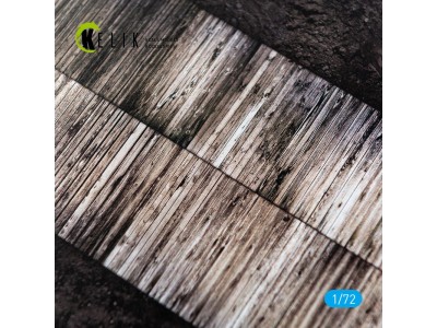 WW1 Wooden Runway (France) - Base - Acrylic 3 mm (180 x 214 mm) (130 g) 