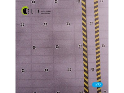 HMAS Canberra (LHD-02) Rear Lift - Base - Acrylic 3 mm (280 x 180 mm) (170 g) 