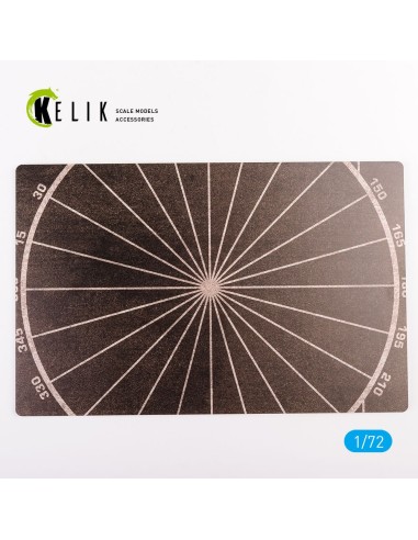 Compass calibration circle - Base - Acrylic 3 mm (280 x 180 mm) (170 g) 