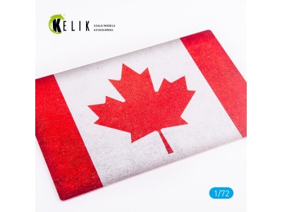 Canada Flag - Base - Acrylic 3 mm (280 x 180 mm) (170 g) 