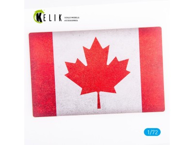 Canada Flag - Base - Acrylic 3 mm (280 x 180 mm) (170 g) 