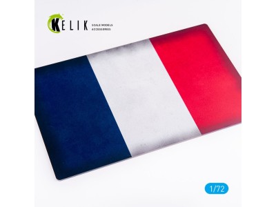 France Flag - Base - Acrylic 3 mm (280 x 180 mm) (170 g) 