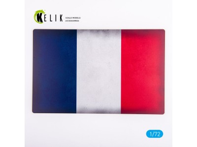 France Flag - Base - Acrylic 3 mm (280 x 180 mm) (170 g) 