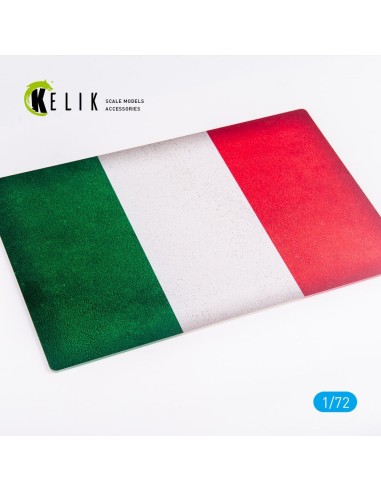 Italy Flag - Base - Acrylic 3 mm (280 x 180 mm) (170 g) 