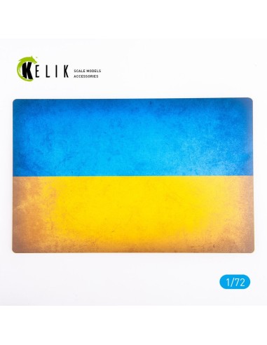 Ukraine Flag - Base - Acrylic 3 mm (280 x 180 mm) (170 g) 