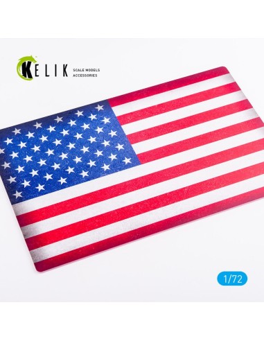 USA Flag - Base - Acrylic 3 mm (280 x 180 mm) (170 g) 