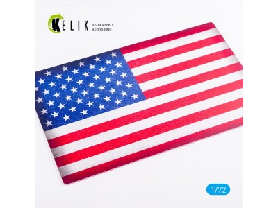 USA Flag - Base - Acrylic 3 mm (280 x 180 mm) (170 g) 