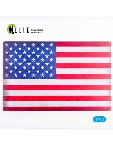 USA Flag - Base - Acrylic 3 mm (280 x 180 mm) (170 g) 
