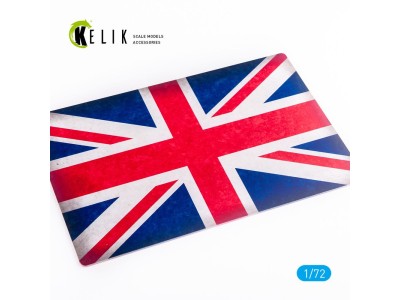 Great Britain Flag - Base - Acrylic 3 mm (280 x 180 mm) (170 g) 